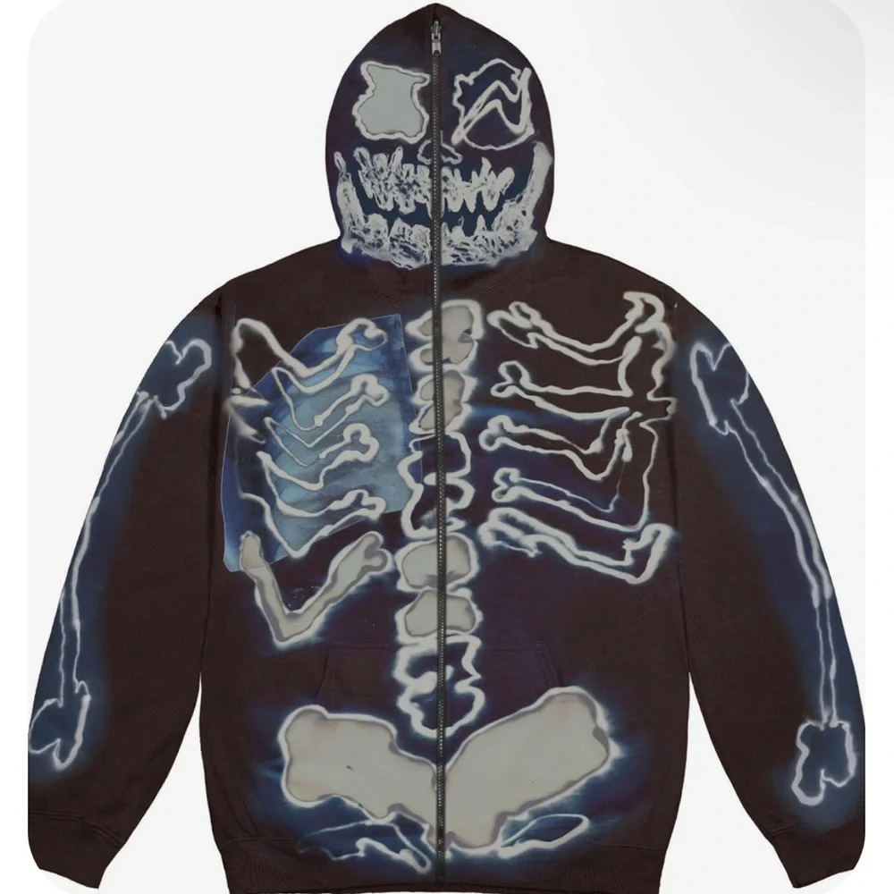 Cactus Jack Fragment Skeleton Graffiti Full zip jacket - Picture 1 of 11